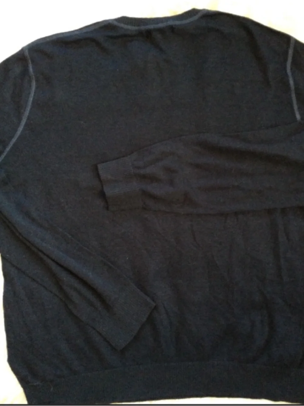 NWOT BR V-Neck Silk Linen Sweater